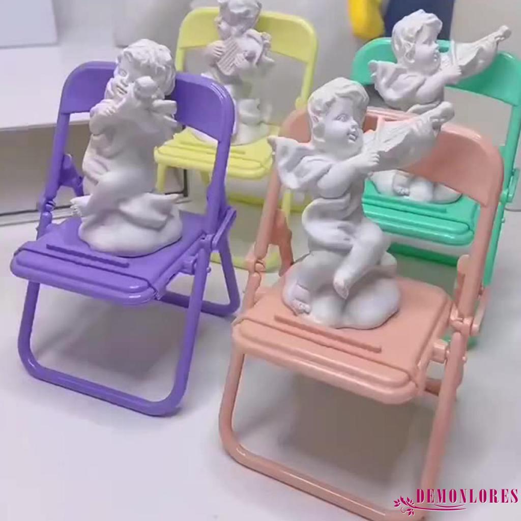 Giá Đỡ Điện Thoại/Máy Tính Bảng Cỡ Nhỏ Màu Trơn Gấp Gọn Tiện Dụng