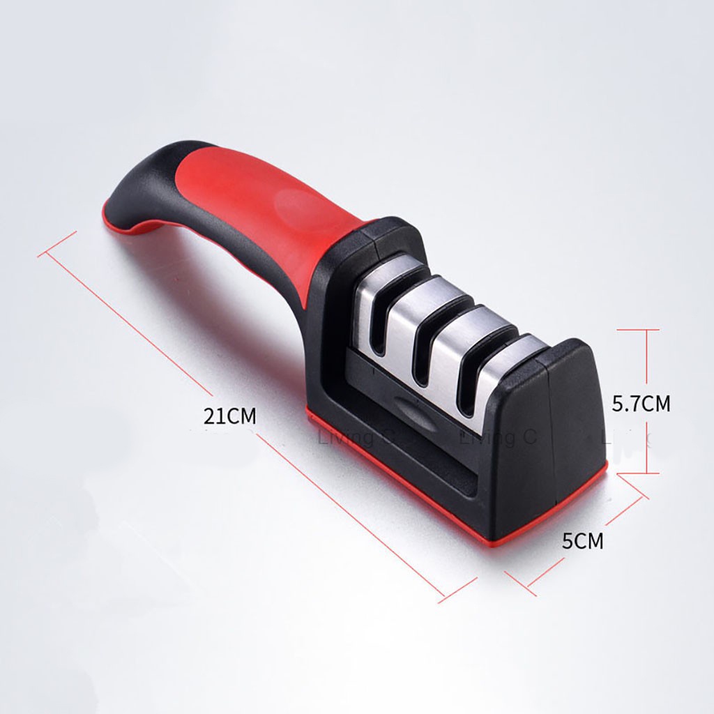 Dụng Cụ Mài Dao Kéo Cao Cấp 3 Cấp Độ Cầm Tay Chuyên Dụng - Mài Dao Nhanh Bén Siêu Tện Lợi DUASHOP