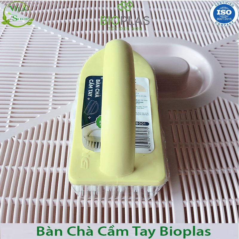 Bàn Chải Nhà Tắm, Bàn Chải Quần Áo Chất Liệu Nhựa Có Tay Cầm Chắc Chắn Chính Hãng Bioplas