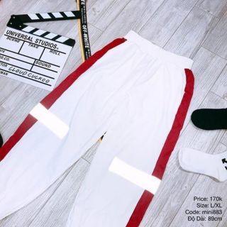 Quần jogger line phản quang siêu cấp