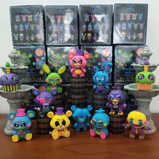 Bộ mô hình Five Nights At Freddy phiên bản Blacklight chính hãng Funko bộ 12 hoặc 13 nhân vật