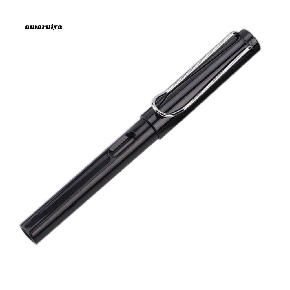 Bút máy 0.38mm kiểu bơm mực chất liệu bằng nhựa tiện dụng