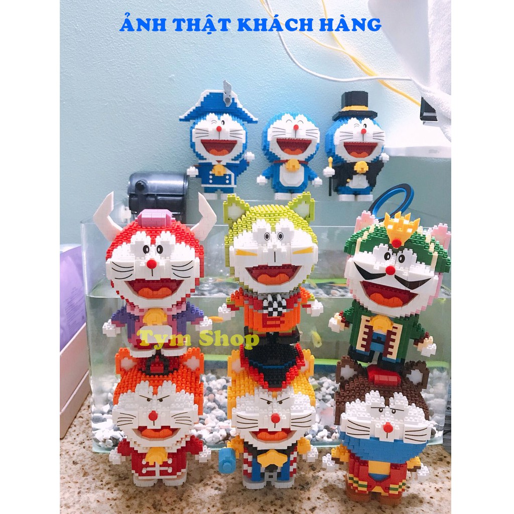 Xếp hình Le go doremon  đồ chơi xếp hình Doremon Nanoblocks Mẫu nano blocks cho bé trai bé gái