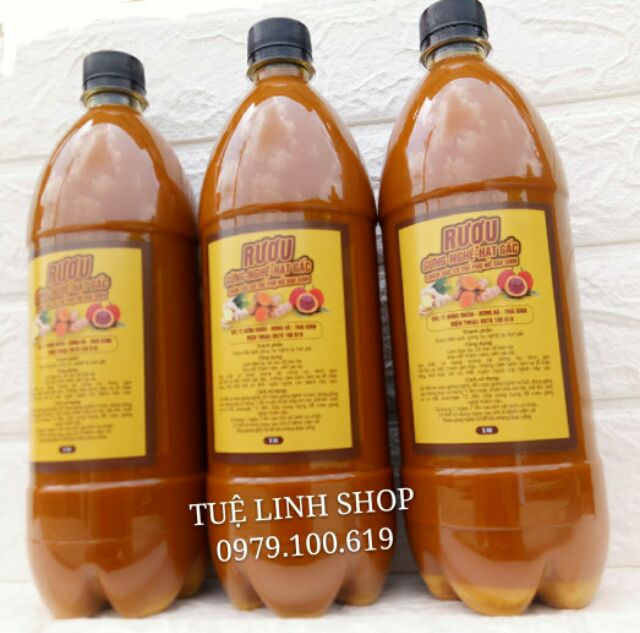 3 chai cốt gừng nghệ hạt gấc hạ thổ 100 ngày( tặng 1 hũ muối thảo dược ngâm chân 500g)