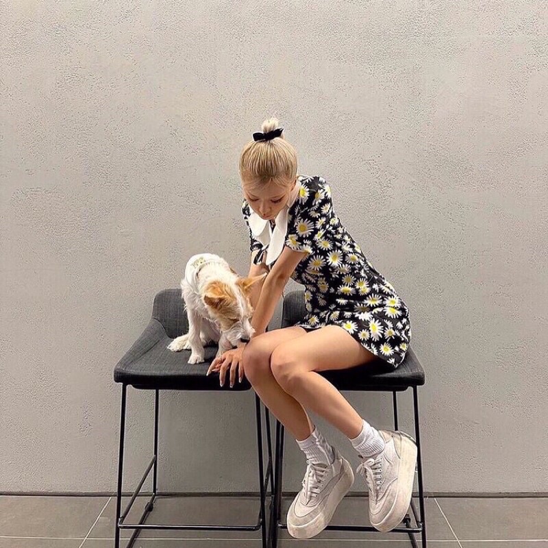 Giày đế bánh mì vintage giống rosé Blackpink