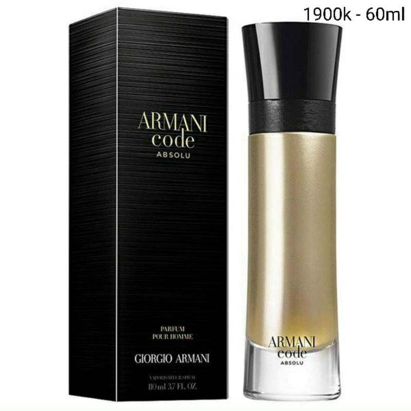 Nước hoa Nam Armani Code Absolu  của Giorgio Armani, 60ml