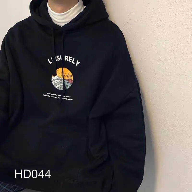 Áo Hoodie Nam Nữ VN CLO In Chữ LEISURELY - HD044