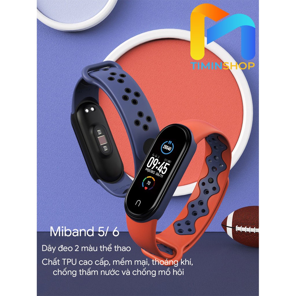 Dây Miband 6, Mi band 5 - chính hãng Mijobs