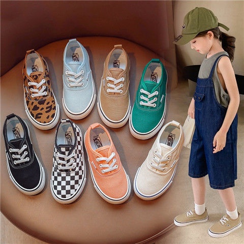 Giày Thể Thao Vải Canvas Thoáng Khí Phong Cách Hàn Quốc Thời Trang Xuân Thu Cho Bé