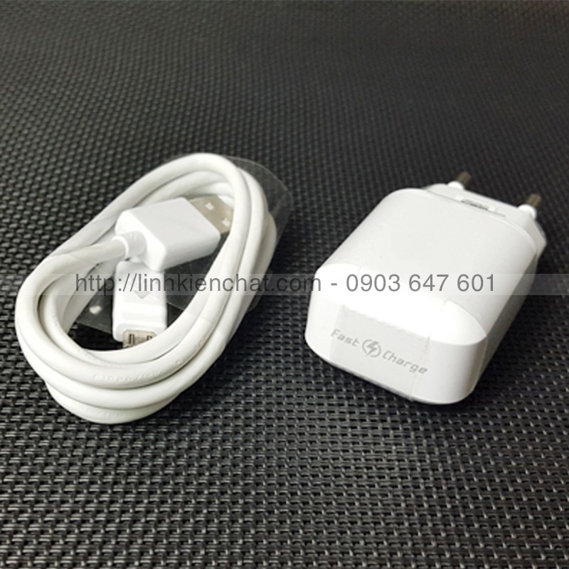 Bộ Sạc Nhanh Fast Charge LG microUSB 9V-1.8A Zin theo máy