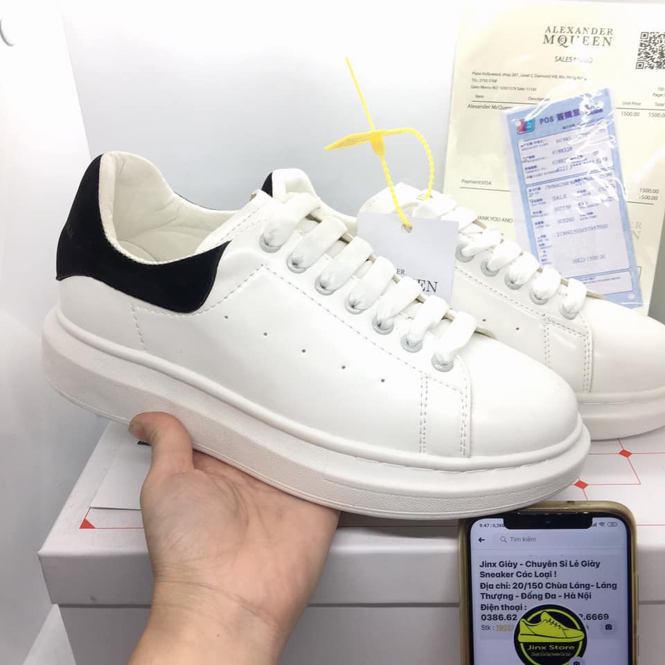 [ FREE SHIP ] giày thể thao, giày sneaker MCQ gót đen cao cấp đủ size nam nữ Jinx Store | BigBuy360 - bigbuy360.vn