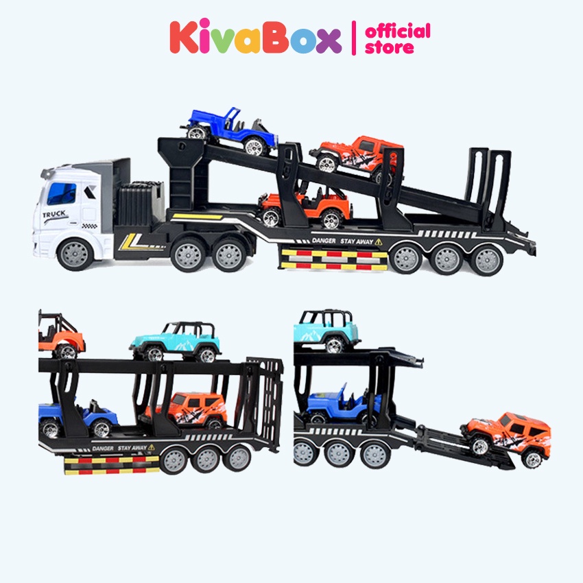 Xe container điều khiển từ xa Kivabox, mô phỏng chi tiết như bản gốc