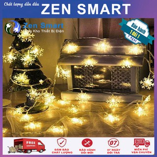 Đèn led trang trí hình bông tuyết độc đáo