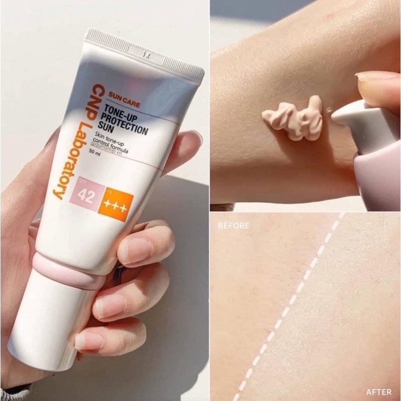 KEM CHỐNG NẮNG CNP LABORATORY TONE UP PROTECTION SUN SPF 42 PA +++ 50ML