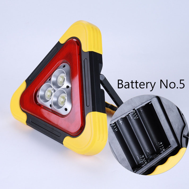 Đèn LED Cảnh Báo Khẩn Cấp Hình Tam Giác Tiện Dụng Cho Xe Hơi