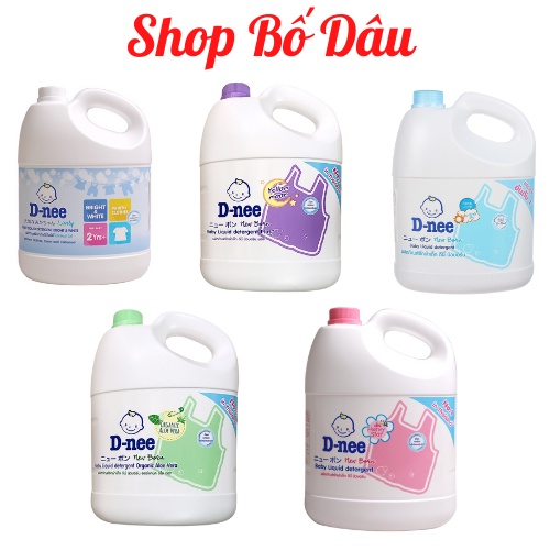 Nước Giặt Dnee Thái Lan 3000ml Đủ Màu