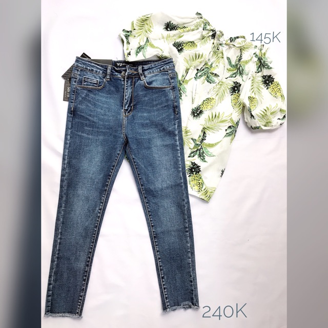 Quần skinny lưng cao 8 tấc