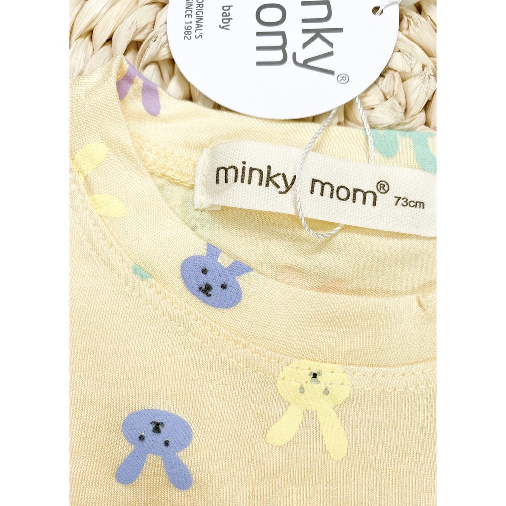 [LDD07] Bộ Dài Tay Thun Lạnh MINKY MOM CÓ SIZE ĐẠI In Hình Họa Tiết Thỏ Dễ Thương Mềm Mịn, Thoáng Mát , Thoải Mái Cho Bé