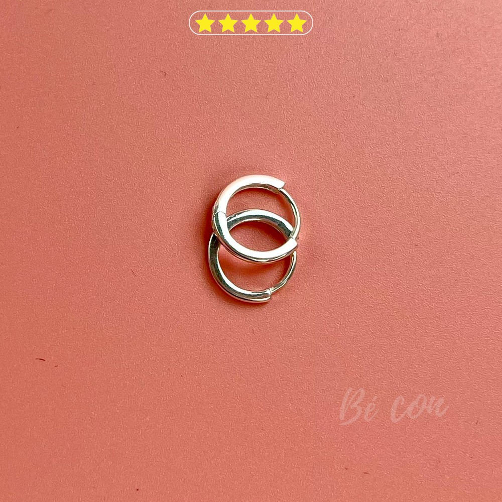 Bông Tai Bạc Nhỏ💝FREESHIP💝Khuyên Tai Bạc Nhỏ Đơn Giản | khuyen tai bac