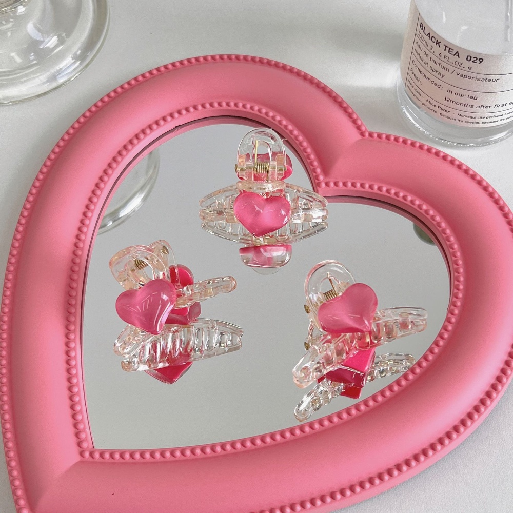 Kẹp Tóc Hình Gấu / Trái Tim Đơn Giản Dễ Thương Phong Cách Hàn Quốc