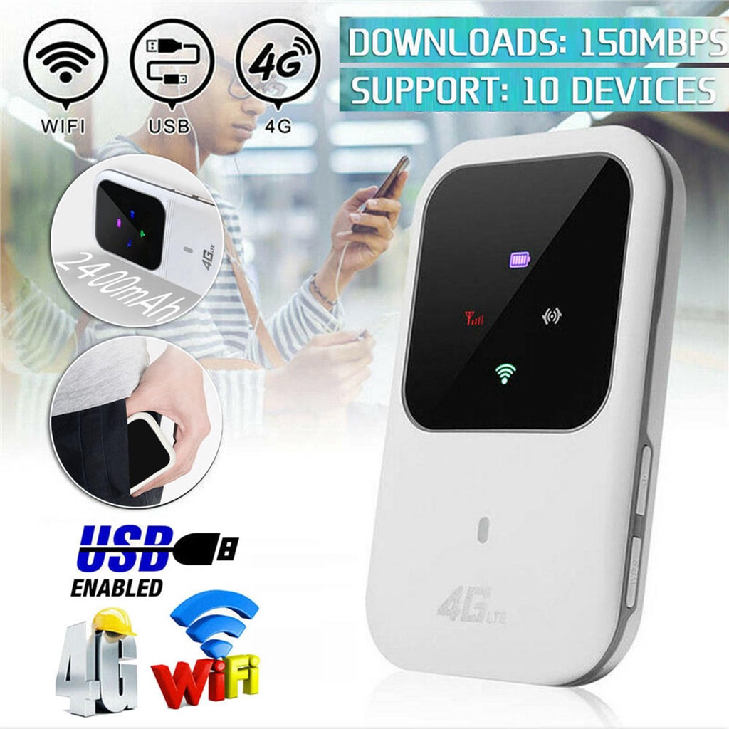 Thiết Bị Phát WiFi Di Động Băng Tần Rộng 4G-LTE Di Động MiFi Hotspot