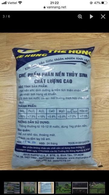 Phân Nền Thuỷ Sinh DIAMAX AQUA - Phân Nền Công Nghiệp Thế Hùng (Bao 2Kg)
