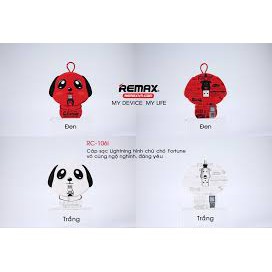 Sạc Remax Rc - 106I Lightning Pet Cưng Siêu Cute - Thế Giới Phụ Kiện Số - TT Shop