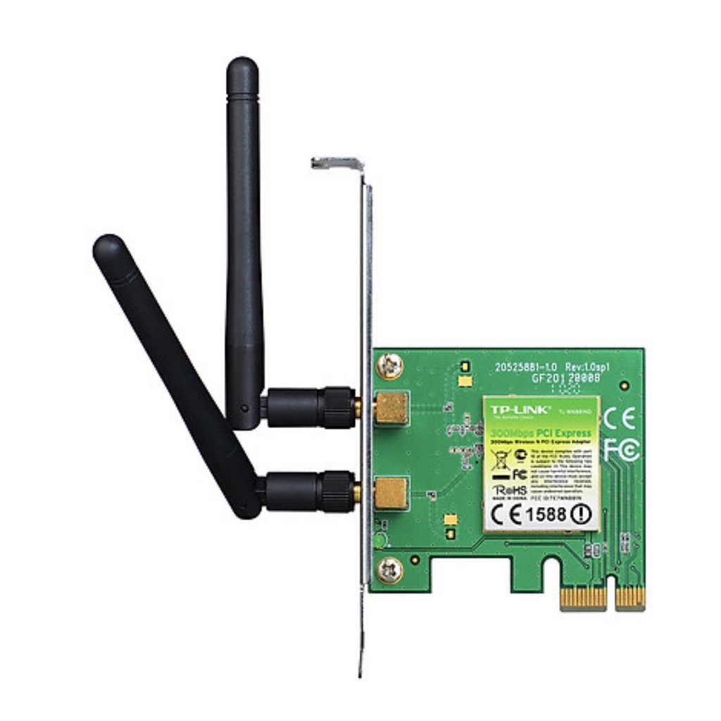 Card wifi TP-Link TL-WN881ND – Bộ Chuyển Đổi PCI Express Chuẩn N Tốc Độ 300Mbps - Hàng Chính Hãng
