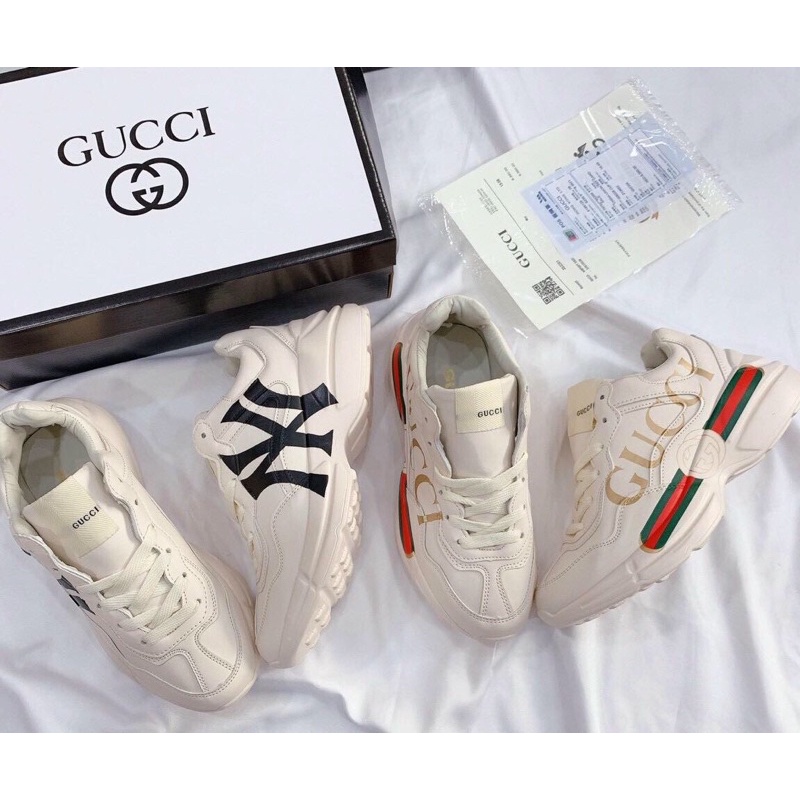 [ẢNH+VIDEO THẬT VÀ KÈM HỘP] GIÀY THỂ THAO CHUNKY NAM NỮ 36-44,G.U.CCI NY full bõ+bill❤️❤️❤️