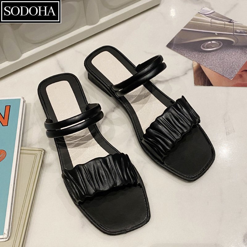 Dép Nữ Thời Trang SODOHA SDH6155 Đế Cao Su Mềm Êm Siêu Thoáng Mát