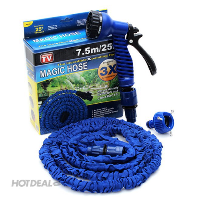 Vòi tươi cây rửa xe thông minh loại 1 Magic Hose giãn nở 15/30M