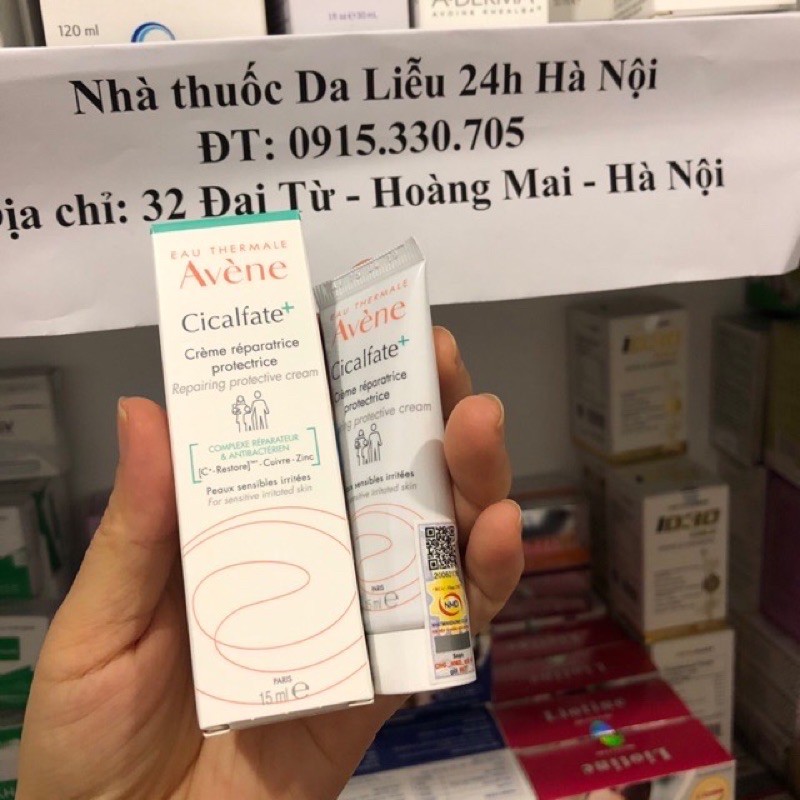 Kem làm lành da, chống nhiễm khuẩn Cicalfate + Avene