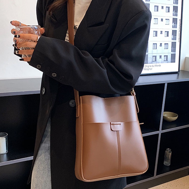 Túi đeo vai IELGY phong cách retro cổ điển chất lượng cao cho nữ