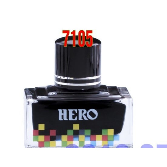 Mực bút máy Hero nhanh khô, không lắng cặn
