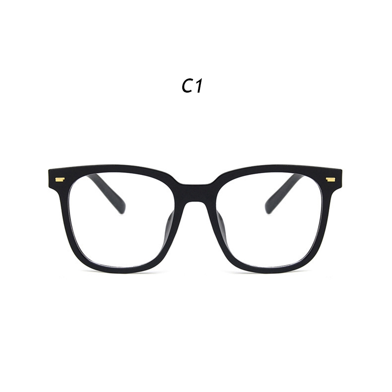 Kính Mát Gọng Vuông Chống Tia Uv Phong Cách Retro Cho Nam Và Nữ