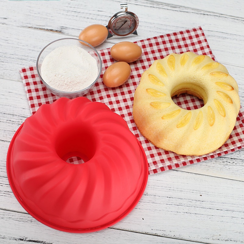 Khuôn silicone làm bánh hình tròn cỡ lớn 9 inch