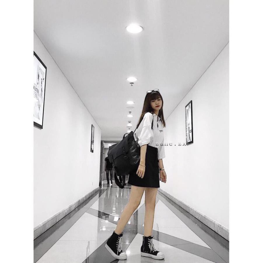 Chân Váy KAKI TÚI HỘP Nữ (Box Skirt)