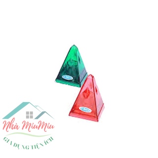 Hủ đựng tăm Rico hình kim tự tháp trong suốt