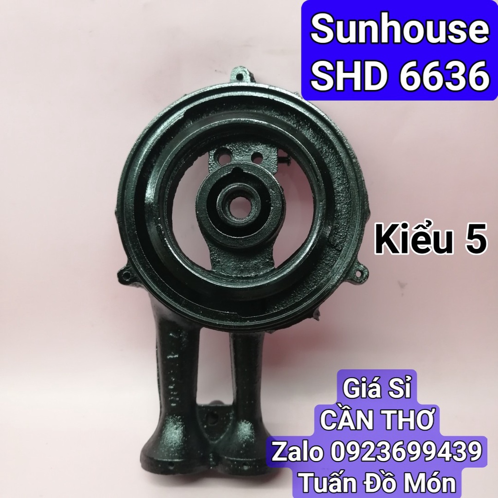 Họng điếu gang bếp gas/ga âm sunhouse chính hãng