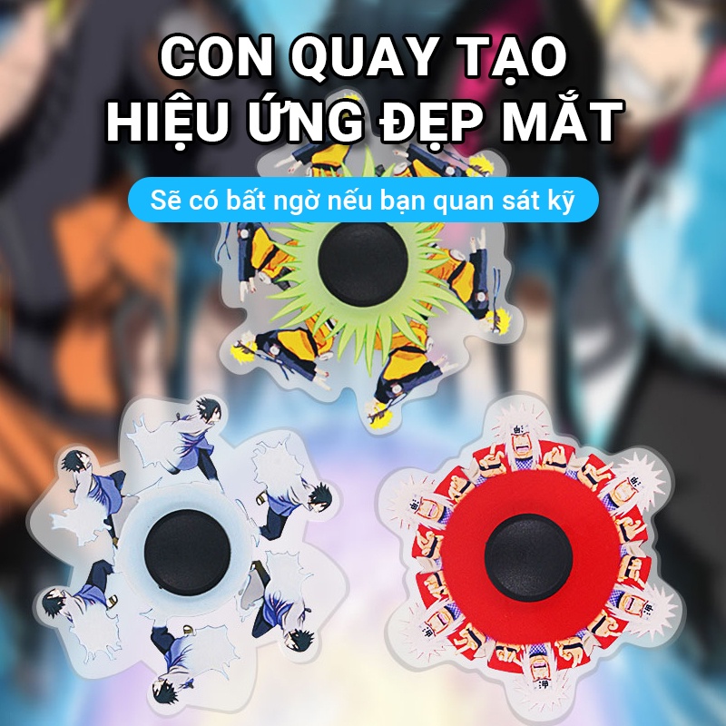 Đồ chơi dành cho trẻ nhỏ con quay spinner hiệu ứng độc đáo, hoạt ảnh biết chạy rất thú vị thiết kế hình ảnh các nhân vật