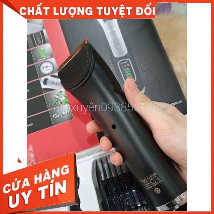 [Siêu Phẩm] Tông đơ cắt tóc CODOS CHC 918  CHÍNH HÃNG thiết kế sang chảnh,hợp kim thép,lưỡi thép,chuyên dụng cho salon