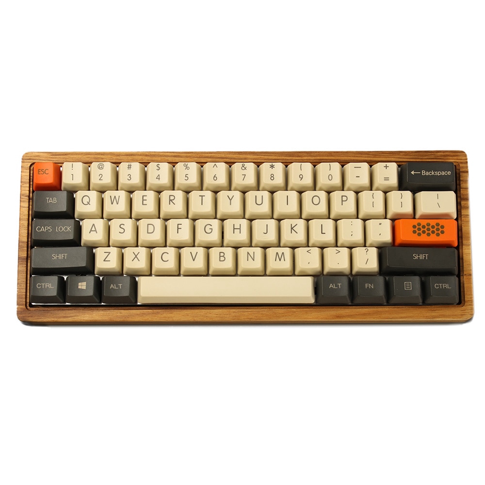 Nút Bấm YMDK OEM Bằng Sợi Carbon | Phím In Trên Cùng Rỗng Dày PBT | Ansi ISO 61 87 104 | Bàn Phím Cơ MX DIY