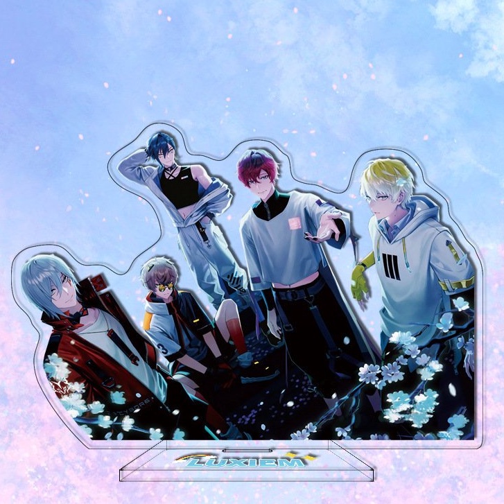 Standee NOCTYX mô hình Vtuber Nijisanji tượng acrylic anime game mica chibi trưng bày