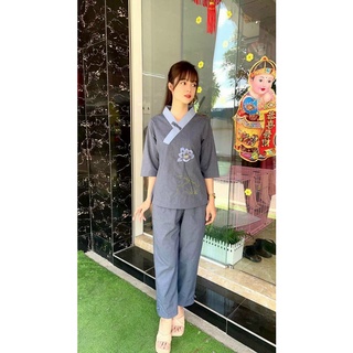 Đồ Lam Đi Chùa # 1 Nút Size 45-70 kí
