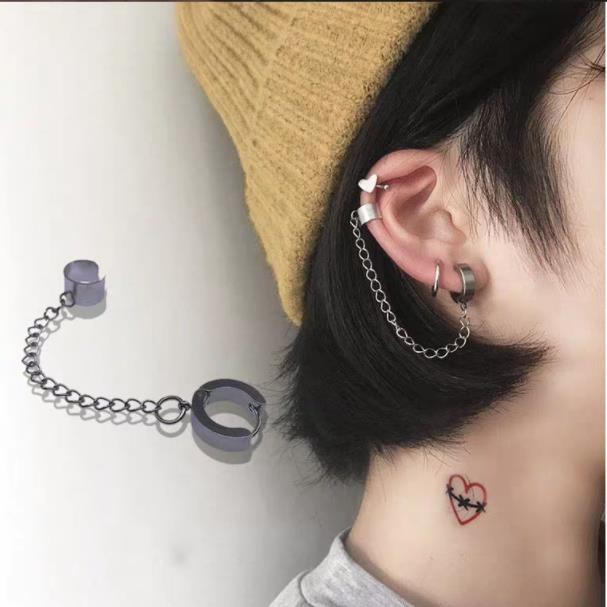 Khuyên Tai Thép Titan Phong Cách Hàn Quốc A678