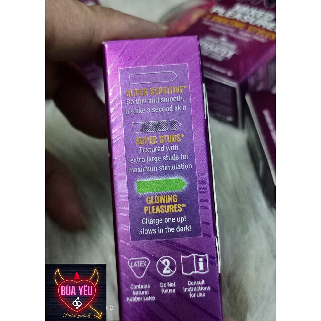 Bao Cao Su ONE Mixed Pleasures - Cảm Xúc Thẳng Hoa Thương Hiệu Từ Mỹ