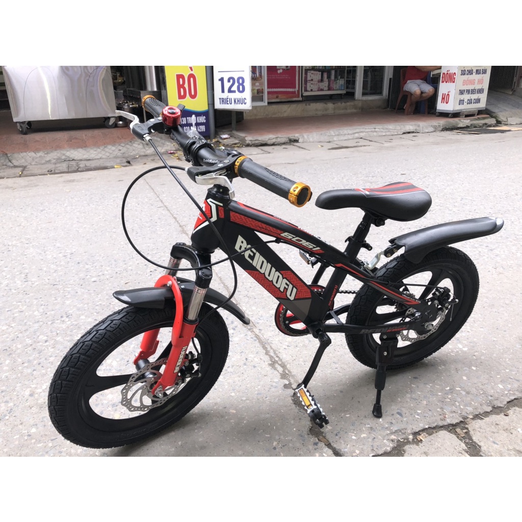 Xe đạp trẻ em thể thao địa hình cho bé Size 16 , 18 , 20 in Từ 7-12 tuổi BEIDUOFU bánh đúc khung nhôm(Hàng Nguyên Hộp)