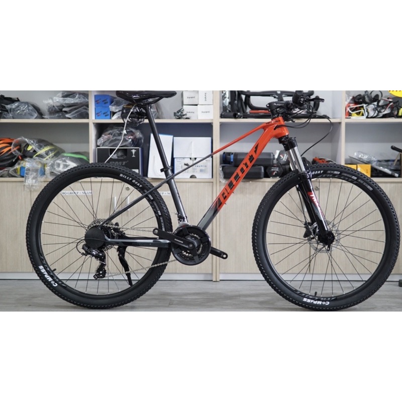 Xe đạp MTB Alcott AH30 27.5 khung nhôm Phanh dầu- Cam Kết Chính Hãng-free Ship- Tặng full phụ kiện