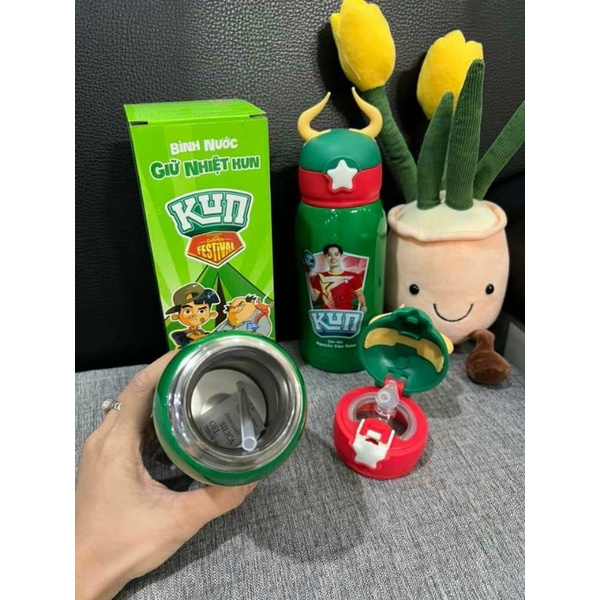 Bình nước kun Bình nước giữ nhiệt INOX 304 cao cấp hàng khuyến mãi sữa kun