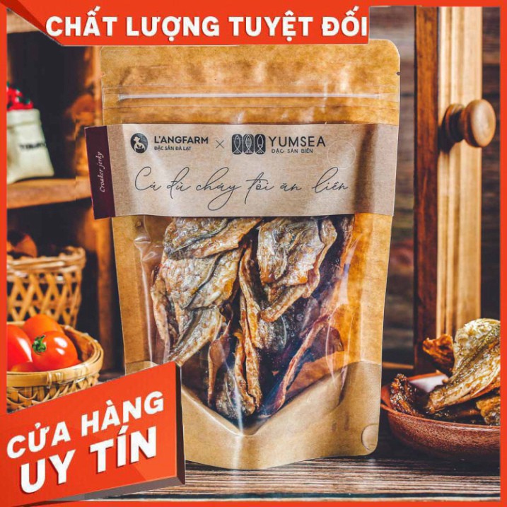 L'angfarm | Cá đù cháy tỏi ăn liền Yumsea Món ăn liền, Thích hợp dùng tại nhà hay trong những chuyến đi xa.